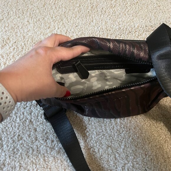 Aimee Kestenberg Milan Bum Bag, Merlot Zebra - Picture 4 of 4